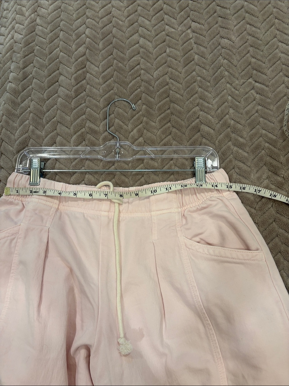Aerie Light Pink Drawstring Wide-Leg Pants M Long - Picture 4 of 5